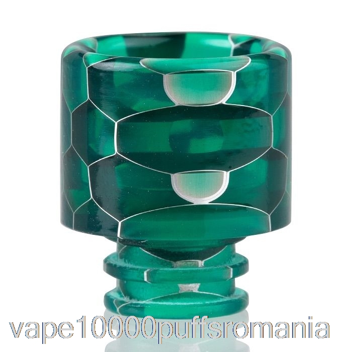 Vape Romania 510 Snakeskin Resin Drip Tip Verde